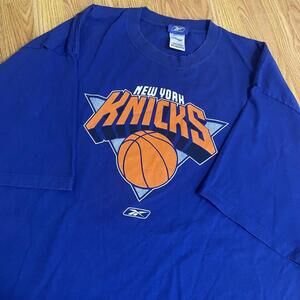 90S New York Knicks Shirt Size Xxl Y2K Reebok Vtg Basketball